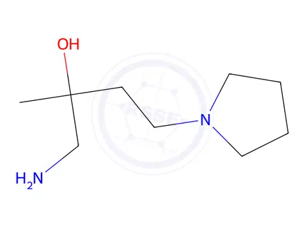 Chemical structure of 1-Amino-2-methyl-4-(pyrrolidin-1-yl)butan-2-ol