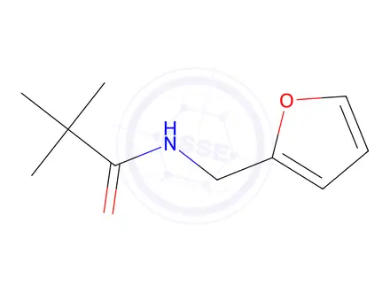 Chemical structure of N-(furan-2-ylmethyl)pivalamide