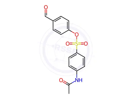 Chemical structure of 4-Formylphenyl 4-acetamidobenzenesulfonate