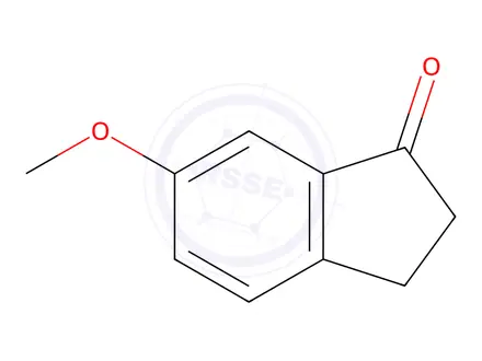 Chemical structure of 6-Methoxy-indan-1-one