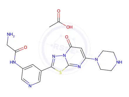 Chemical structure of Zalunfiban acetate