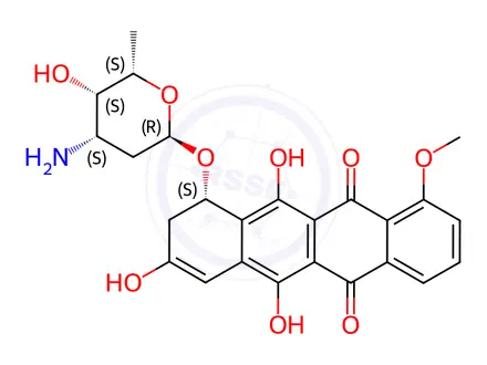 Chemical structure of Doxorubicin Impurity 63
