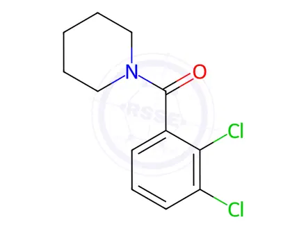 Chemical structure of 1-[(2,3-Dichlorophenyl)carbonyl]piperidine