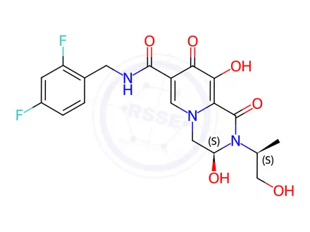Chemical structure of Cabotegravir Open Ring Impurity (3S,2S Isomer)