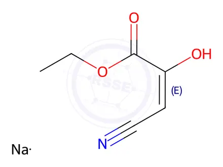 Chemical structure of Sodium (Z)-1-Cyano-3-ethoxy-3-oxoprop-1-en-2-olate