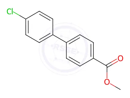 Chemical structure of Methyl 4-(4-Chlorophenyl)benzoate