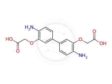 Chemical structure of 4,4'-DIAMINODIPHENYL-3,3'-DIGLYCOLIC ACID