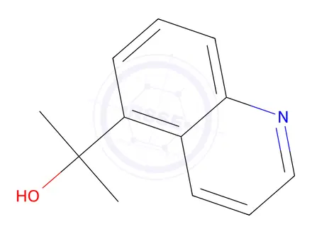 Chemical structure of 2-(Quinolin-5-yl)propan-2-ol