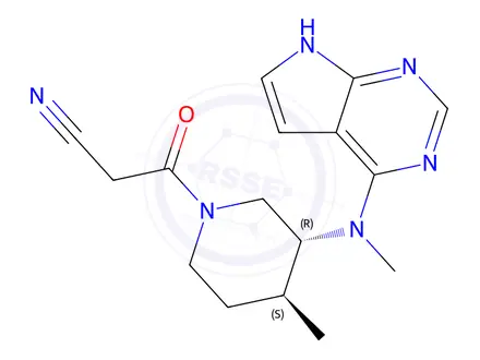 Chemical structure of (3R,4S)-Tofacitinib