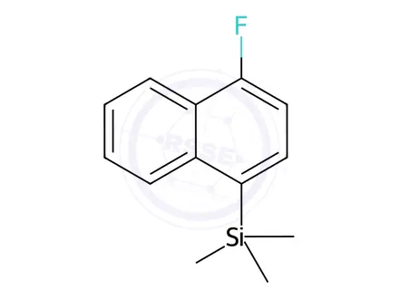 Chemical structure of 1-(TRIMETHYLSILYL)-4-FLUORONAPHTHALENE