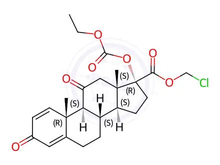 Chemical structure of Prednisolone Impurity 3