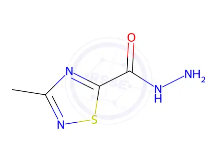 Chemical structure of 3-Methyl-1,2,4-thiadiazole-5-carbohydrazide