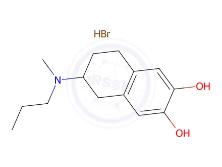 Chemical structure of 2,3-NAPHTHALENEDIOL,5,6,7,8-TETRAHYDRO-6- -,HYDROBROMIDE