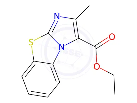 Chemical structure of Ethyl 2-methylimidazo[2,1-b]benzothiazole-3-carboxylate