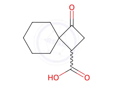 Chemical structure of 3-Oxospiro[3.5]nonane-1-carboxylic acid