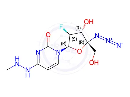 Chemical structure of Azvudine Impurity 12