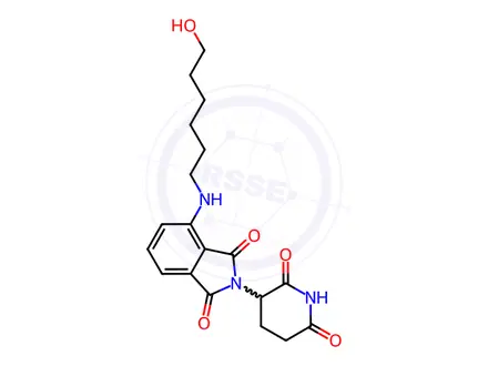 Chemical structure of Pomalidomide-C6-OH