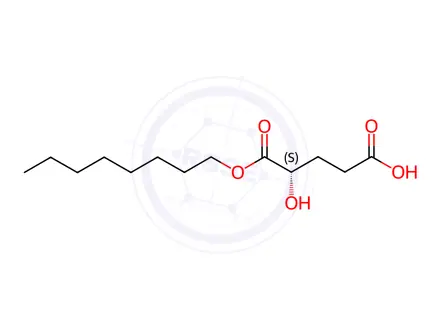Chemical structure of (2S)-Octyl-a-hydroxyglutarate