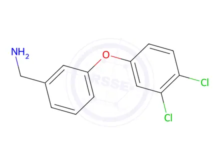 Chemical structure of 3-(3,4-DICHLOROPHENOXY)BENZYLAMINE