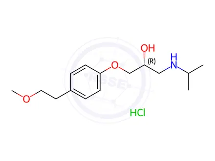 Chemical structure of Metoprolol Impurity 40 HCl