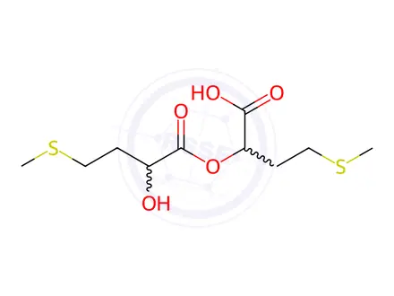 Chemical structure of 2-Hydroxy-4-(methylthio)butyric acid Dimer
