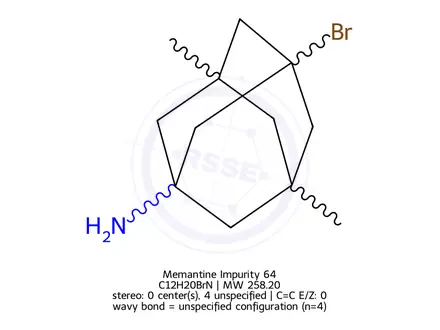 Chemical structure of Memantine Impurity 64