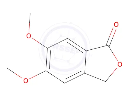 Chemical structure of 5,6-dimethoxy-3 h-isobenzofuran-1-one