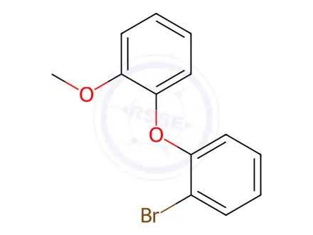 Chemical structure of Benzene, 1-bromo-2-(2-methoxyphenoxy)-