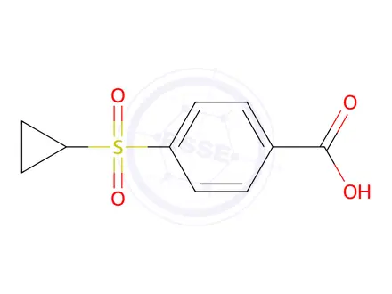 Chemical structure of 4-cyclopropanesulfonyl-benzoic acid