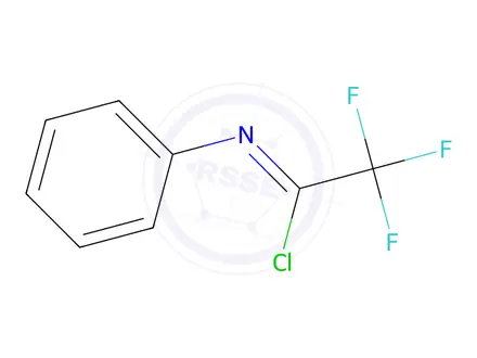 Chemical structure of 2,2,2-trifluoro-n-phenylethanimidoyl chloride