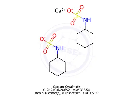 Chemical structure of Calcium Cycalmate