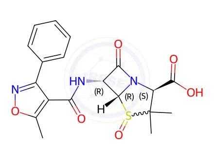 Chemical structure of Oxacillin Impurity 9
