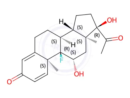 Chemical structure of Fluorometholone Impurity 43