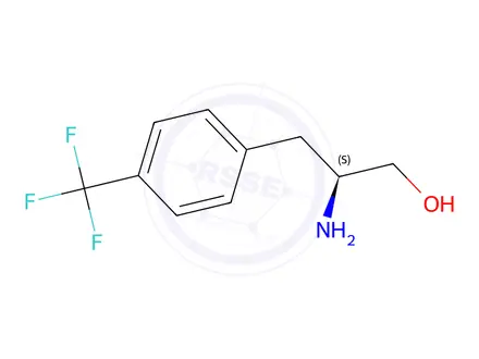 Chemical structure of (S)-b-AMino-4-(trifluoroMethyl)benzenepropanol