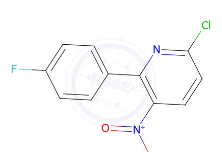 Chemical structure of 6-Chloro-2-(4-fluorophenyl)-3-nitropyridine