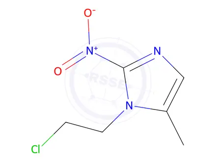 Chemical structure of 1-(2-Chloroethyl)-5-methyl-2-nitro-1H-imidazole