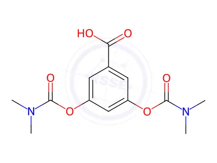 Chemical structure of 3,5-Bis((dimethylcarbamoyl)oxy)benzoic acid