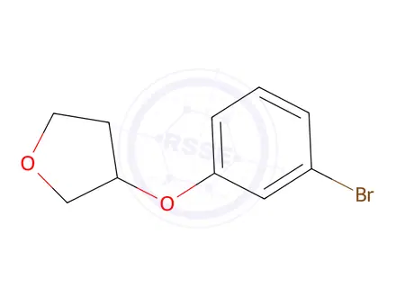 Chemical structure of 3-(3-bromophenoxy)tetrahydrofuran