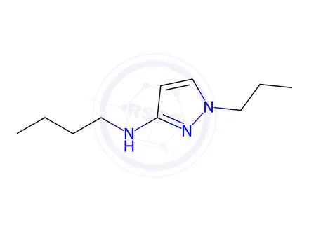 Chemical structure of N-butyl-1-propyl-1H-pyrazol-3-amine
