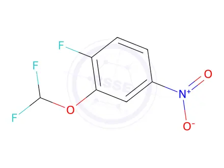 Chemical structure of 2-(Difluoromethoxy)-1-fluoro-4-nitrobenzene