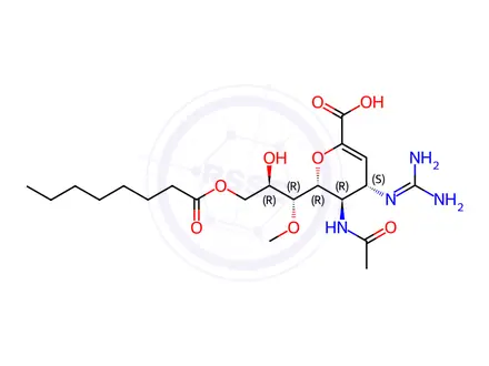 Chemical structure of Laninamivir Octanoate