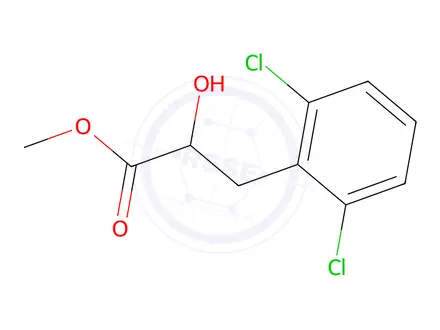 Chemical structure of Methyl 3-(2,6-dichlorophenyl)-2-hydroxypropanoate