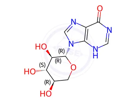 Chemical structure of Inosine Impurity 13
