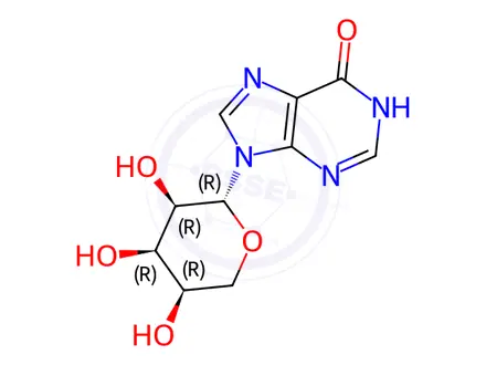 Chemical structure of Inosine Impurity 44