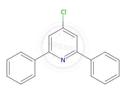 Chemical structure of 4-Chloro-2,6-diphenylpyridine