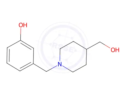 Chemical structure of 3-{[4-(hydroxymethyl)piperidin-1-yl]methyl}phenol
