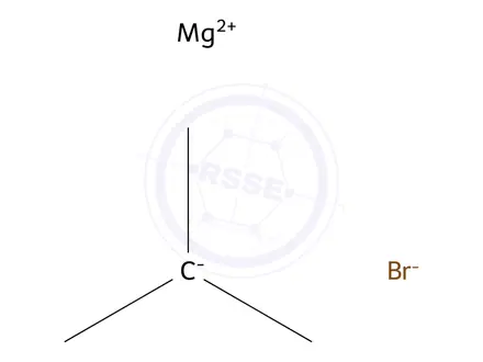 Chemical structure of Magnesium, bromo(1,1-dimethylethyl)-