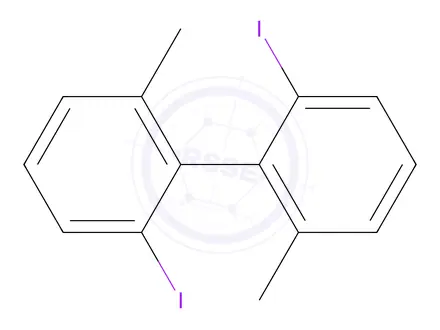 Chemical structure of 2,2'-Diiodo-6,6'-dimethylbiphenyl