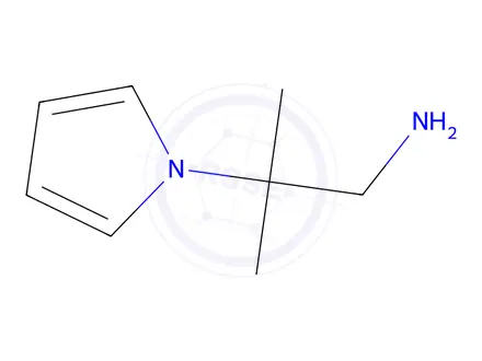 Chemical structure of 2-methyl-2-(1h-pyrrol-1-yl)propan-1-amine