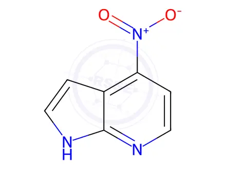 Chemical structure of 4-Nitro-1H-pyrrolo[2,3-b]pyridine